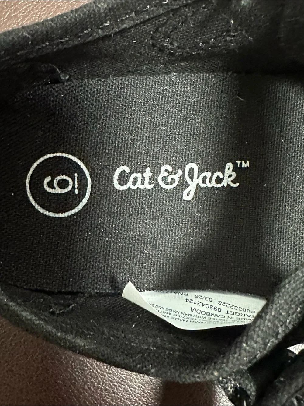 Cat & Jack Black Canvas Mary Jane Kids Shoes